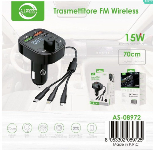 Lettore bluetooth - fm,