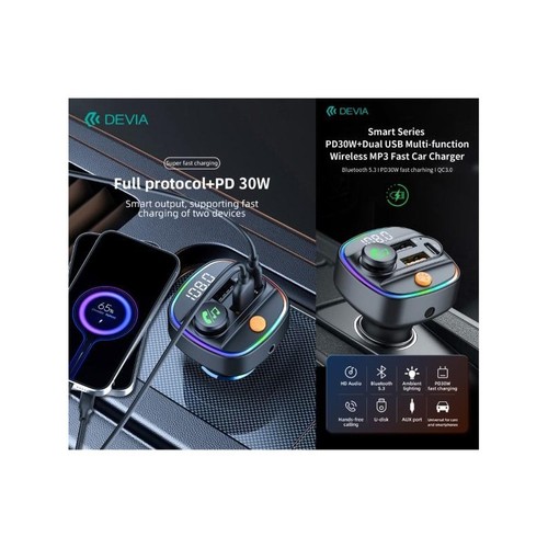 Vivavoce carica 30w per auto - e,