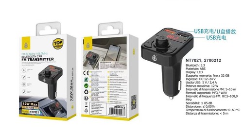 Trasmettitore bluetooth - fm,