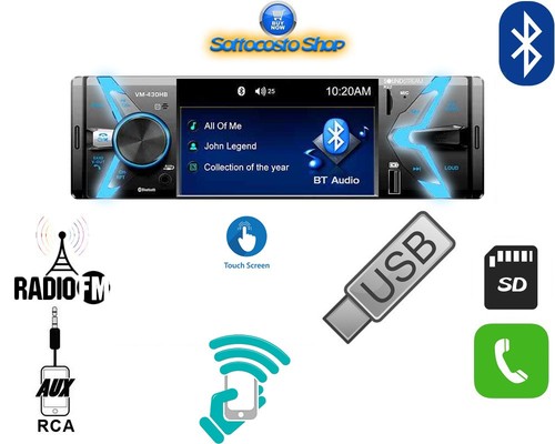 Autoradio bluetooth 1din - bluetooth,